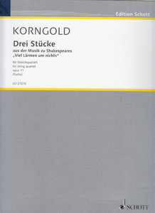 Drei Stücke aus der Musik zu Shakespeares "Viel Lärmen um nichts" op. 11