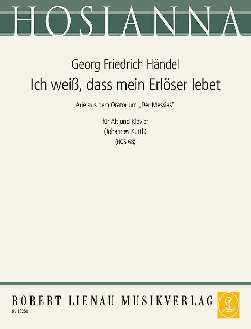 Ich weiß, daß mein Erlöser lebet