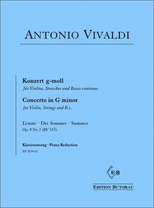 Violinkonzert g-moll op. 8/2 RV 315