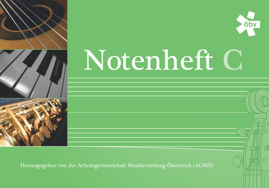 ÖBV Notenheft C - Grün - A5 - Querformat