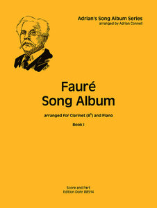 Faure Song Album Band 1 - Klarinette