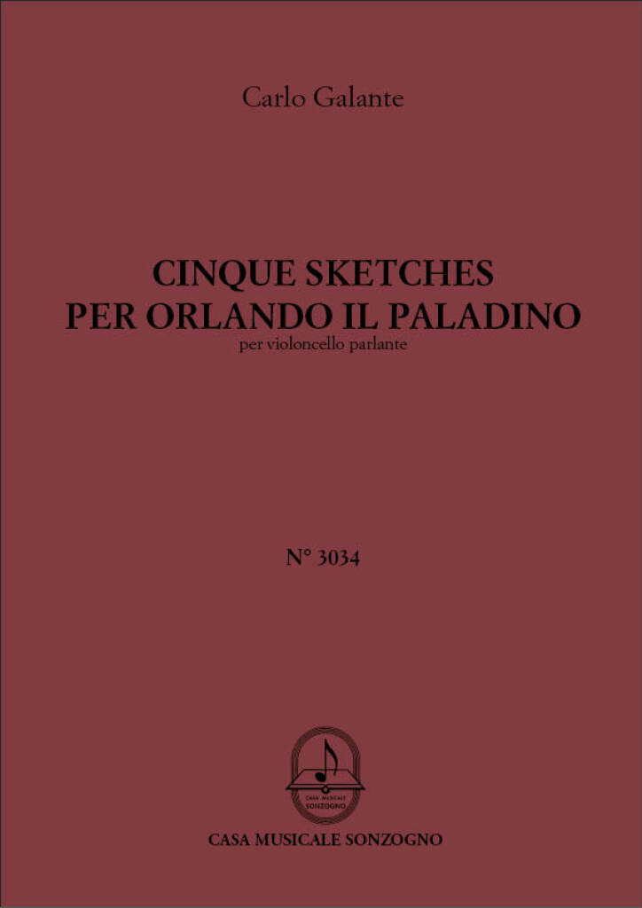 Cinque sketshces per Orlando il Paladino