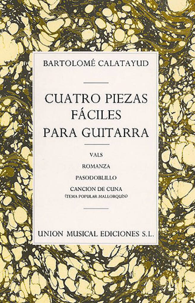Cuatro Piezas Faciles para Guitarra