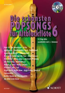 Die schönsten Popsongs für Altblockflöte 6