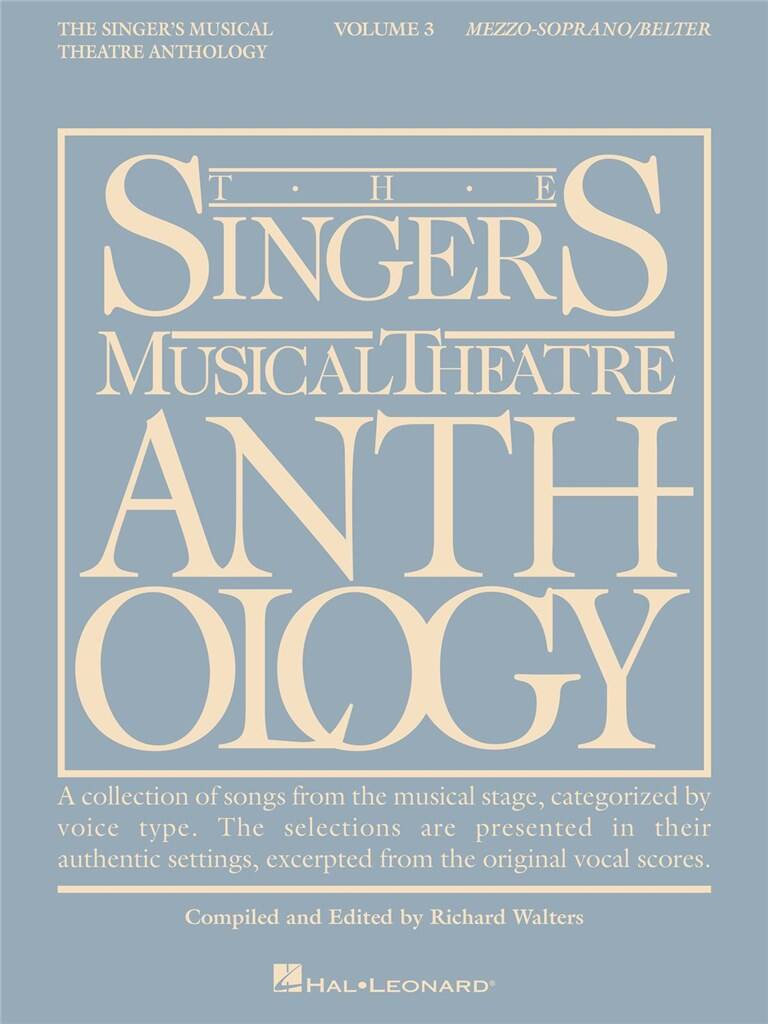 The Singers Musical Theatre Anthology - Mezzo-Sopran/Belter Vol. 3