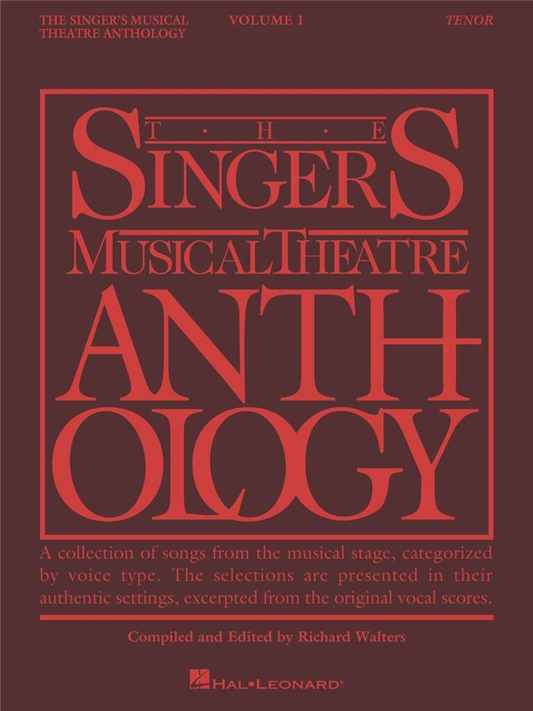 The Singers Musical Theatre Anthology - Tenor Vol. 1