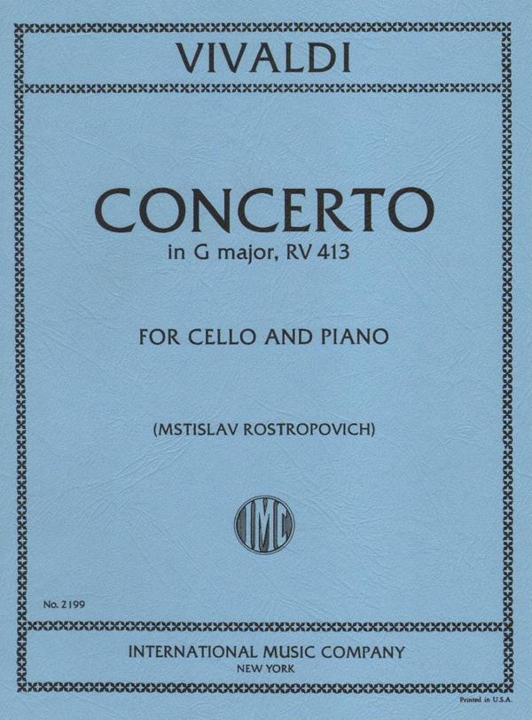 Concerto G-Dur F 3/12, RV 413