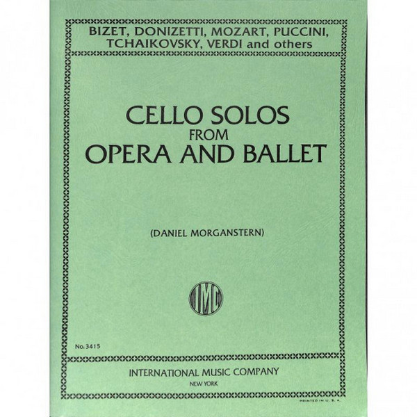 Cello Solos from Opera and Ballet