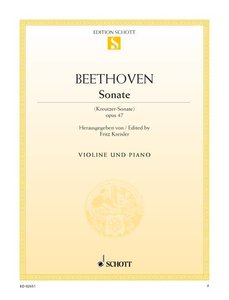 Sonate op. 47 (Kreutzer-Sonate)