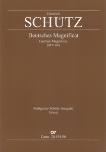 Deutsches Magnificat Meine Seele erhebt den Herrn, SWV 494