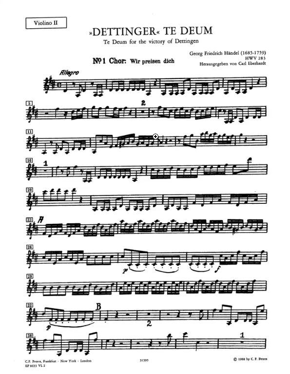 Dettinger Te Deum, HWV 283