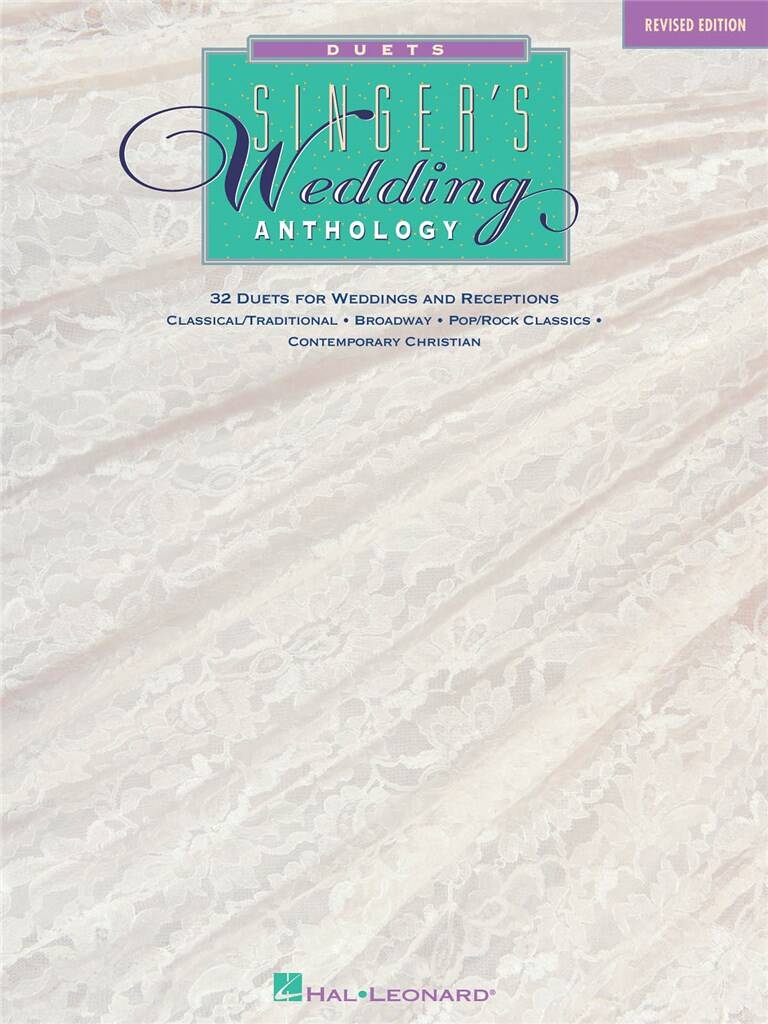 Singer's Wedding Anthology - Duets - Revised Edition