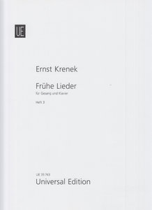 Frühe Lieder Band 3 op. 30