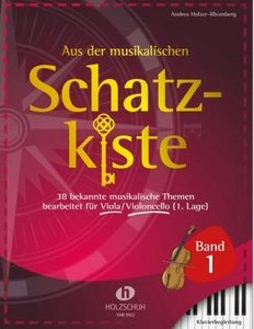 Aus der musikalischen Schatzkiste Band 1 - Klavierbegleitung Viola / Violoncello