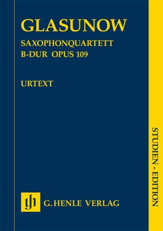 Saxophonquartett B-Dur op. 109
