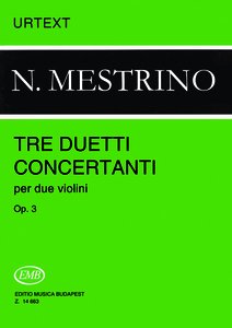3 Duetti C oncertanti op. 3