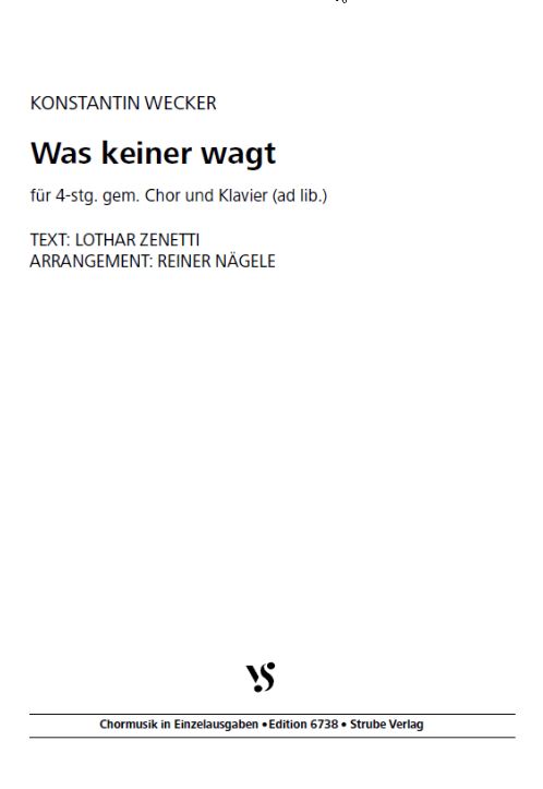 Was keiner wagt