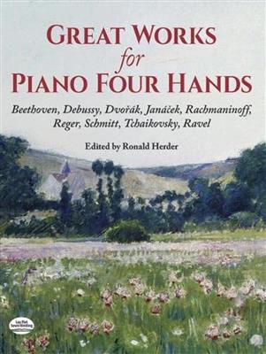 Great works for piano four hands