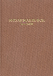 Mozart-Jahrbuch 2007/2008