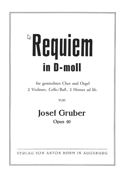 Requiem d-moll, op. 20