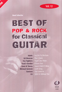 Best of Pop & Rock for Classical Guitar 12