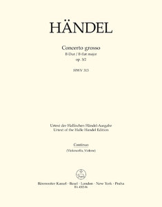 Concerto grosso B-Dur op. 3/2 HWV 313