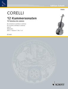 12 Kammersonaten Band 1 op. 4/1-6