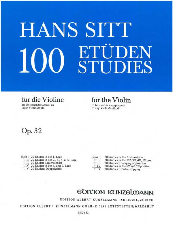 100 Etüden op. 32 Heft 4
