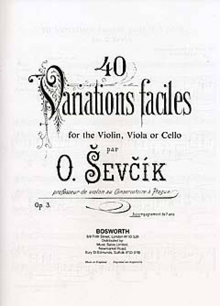 40 Variationen op. 3