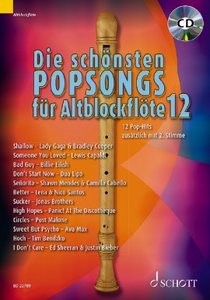 Die schönsten Popsongs für Altblockflöte 12