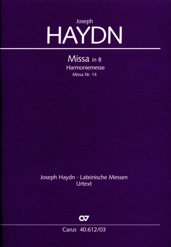 Harmoniemesse in B, Hob. XXII:14