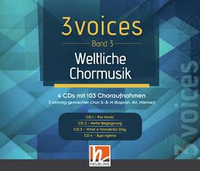 3 Voices Band 3 - Weltliche Chormusik