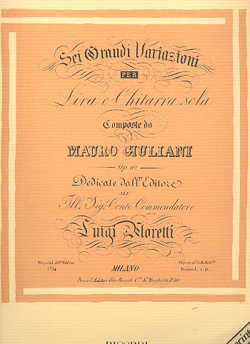 6 Grandi Variazioni op. 12