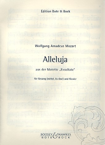 Alleluja, aus KV 165