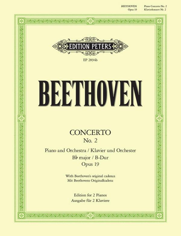 Konzert Nr. 2 B-Dur op. 19