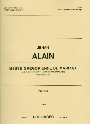 Messe gregorienne de mariage