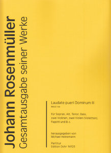 Laudate pueri Dominum III, RWV.E 109