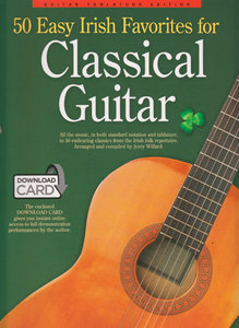 50 easy Irish Favorites for classical guitar