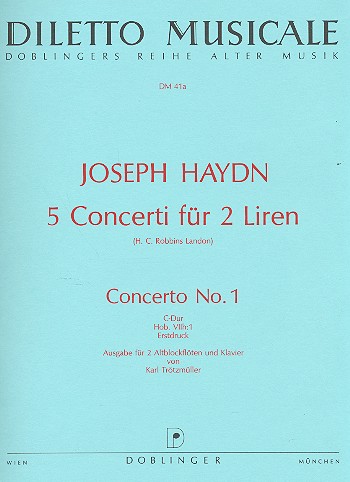 Concerto Nr. 1 C-Dur Hob. VIIh:1