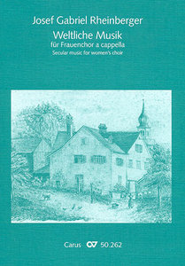 Weltliche Musik für Frauenchor a cappella