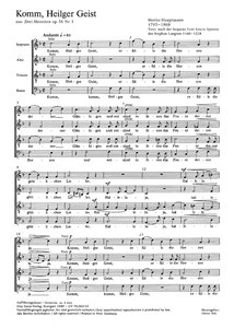 Komm, Heiliger Geist, op. 36/1