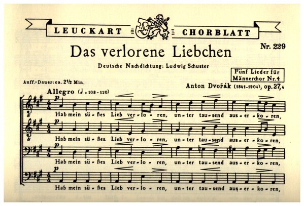 Das verlorene Liebchen, op. 27/4