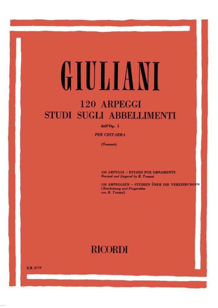 120 Arpeggi studi sugli abbellimenti