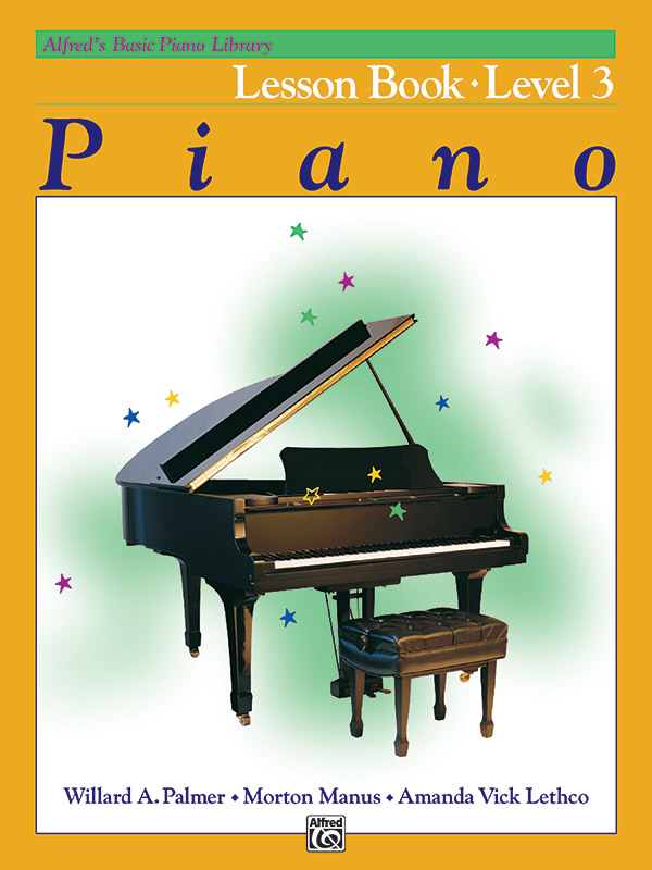 Alfred's Basic Piano Library 3 Lesson Book
