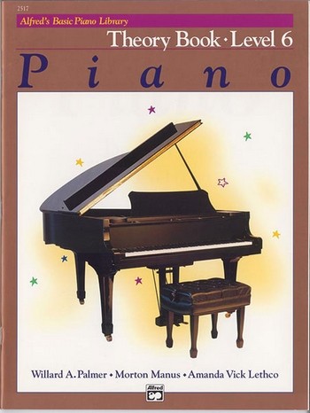 Alfred's Basic Piano Library 6 Theory Book