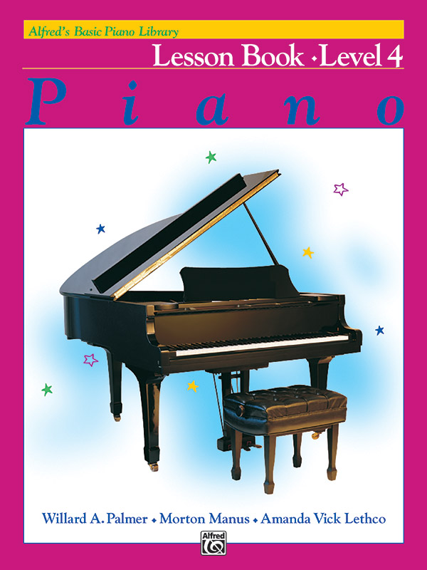 Alfred's Basic Piano Library 4 Lesson Book