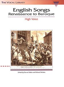 English Songs - Renaissance to Baroque high voice