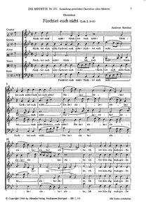 Fürchtet euch nicht