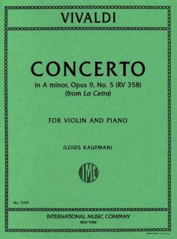 Concerto a-moll, op. 9 Nr. 5 (RV 358)