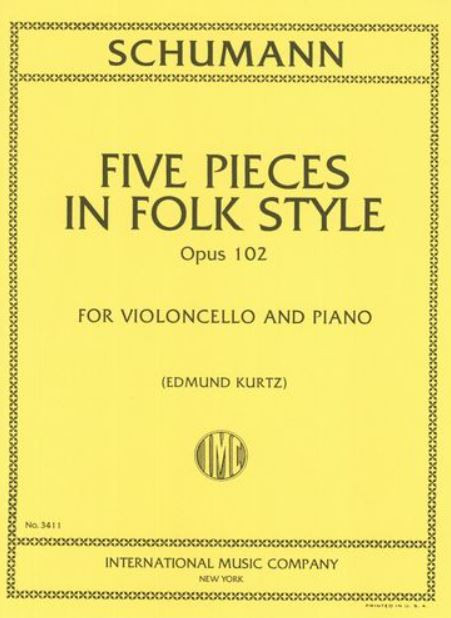 Five Pieces in Folk Style op. 102 / 5 Stücke im Volkston op. 102